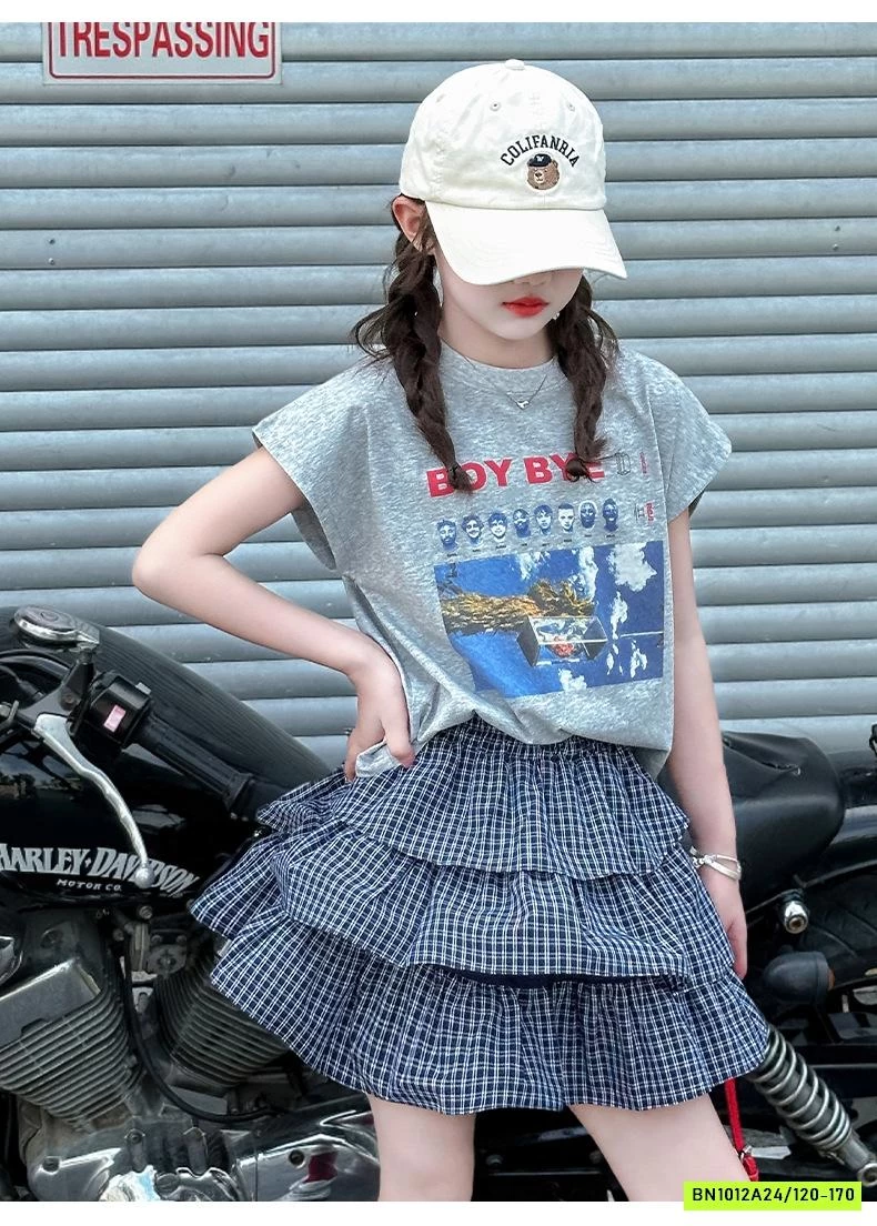 ÁO XÁM MIX CV CARO XẾP TẦNG