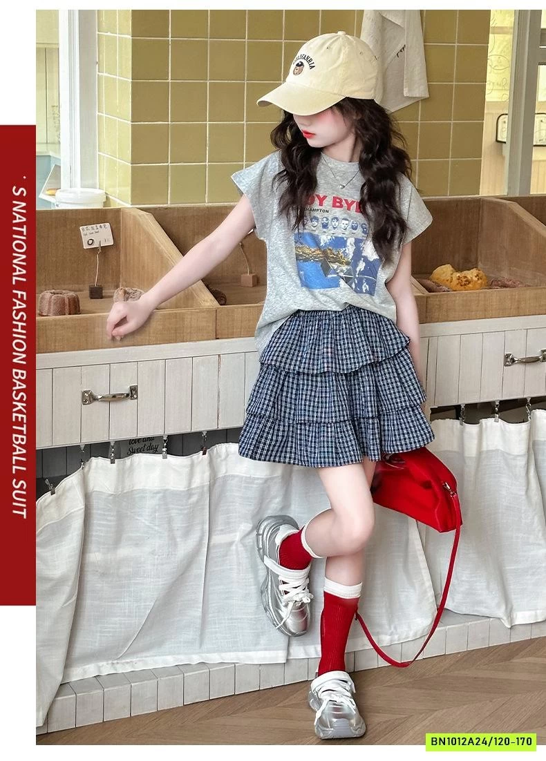 ÁO XÁM MIX CV CARO XẾP TẦNG