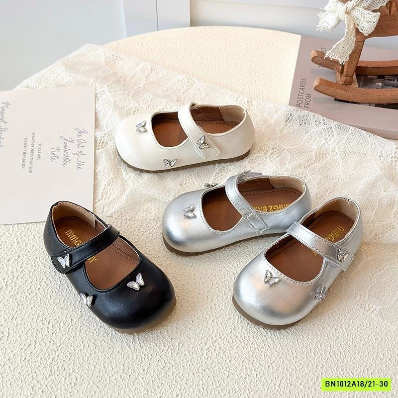 GIÀY BÚP BÊ GẮN BƯỚM 3D