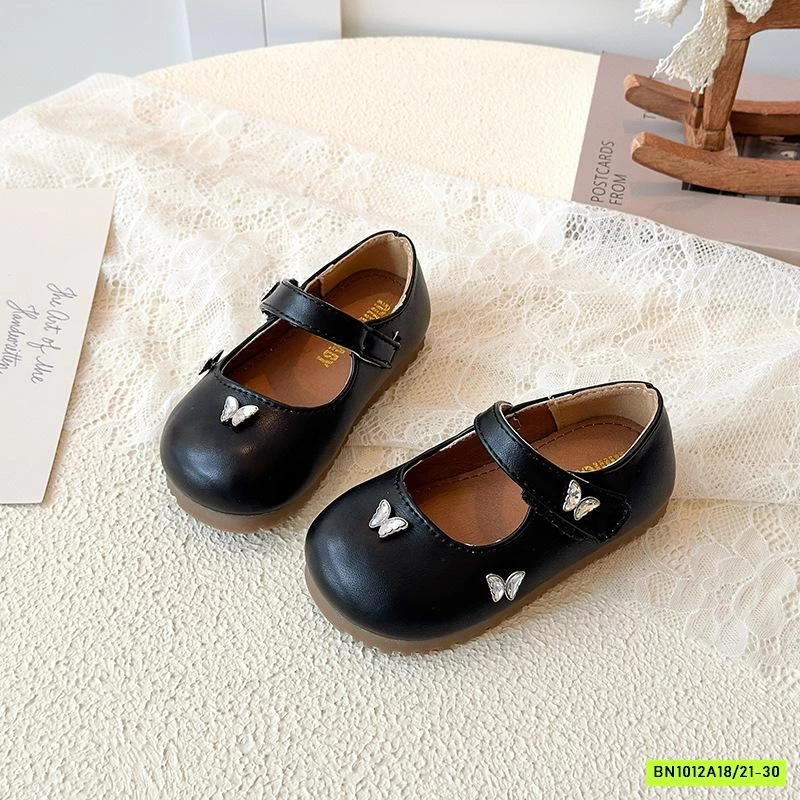 GIÀY BÚP BÊ GẮN BƯỚM 3D