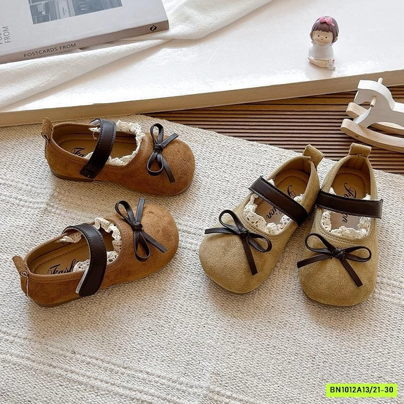 GIÀY BÚP BÊ QUAI NGANG VIỀN REN VINTAGE