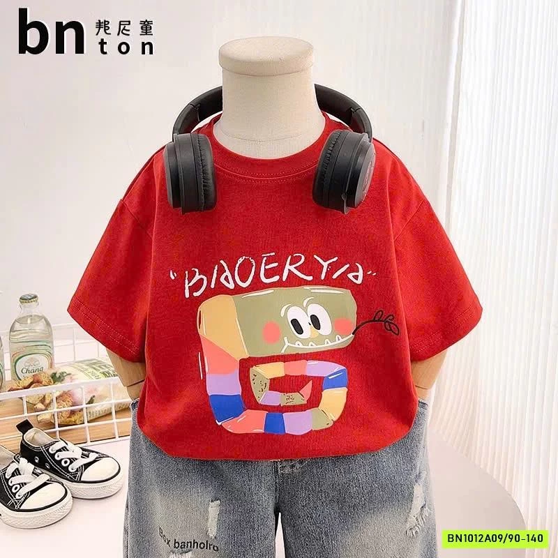 ÁO THUN ĐỎ IN HÌNH RẮN SẮC MÀU