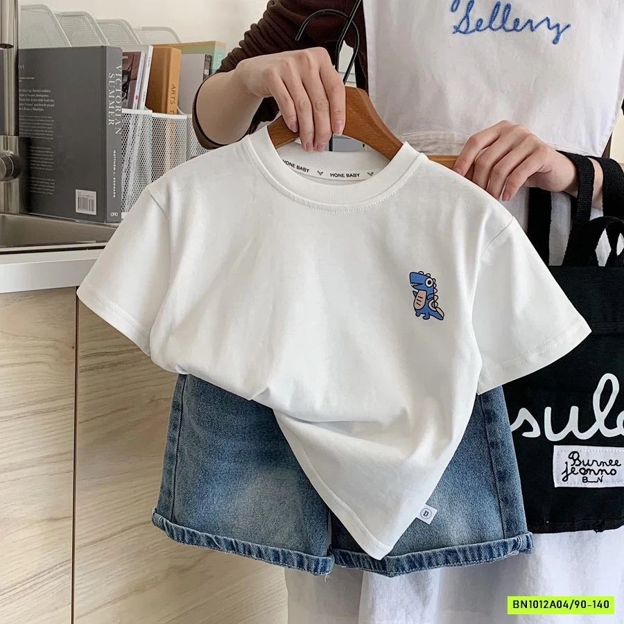 ÁO THUN KHỦNG LONG LƯNG IN SAU