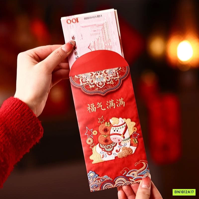 COMBO 30 LÌ XÌ NGỰA ĐỎ MẪU MỚI