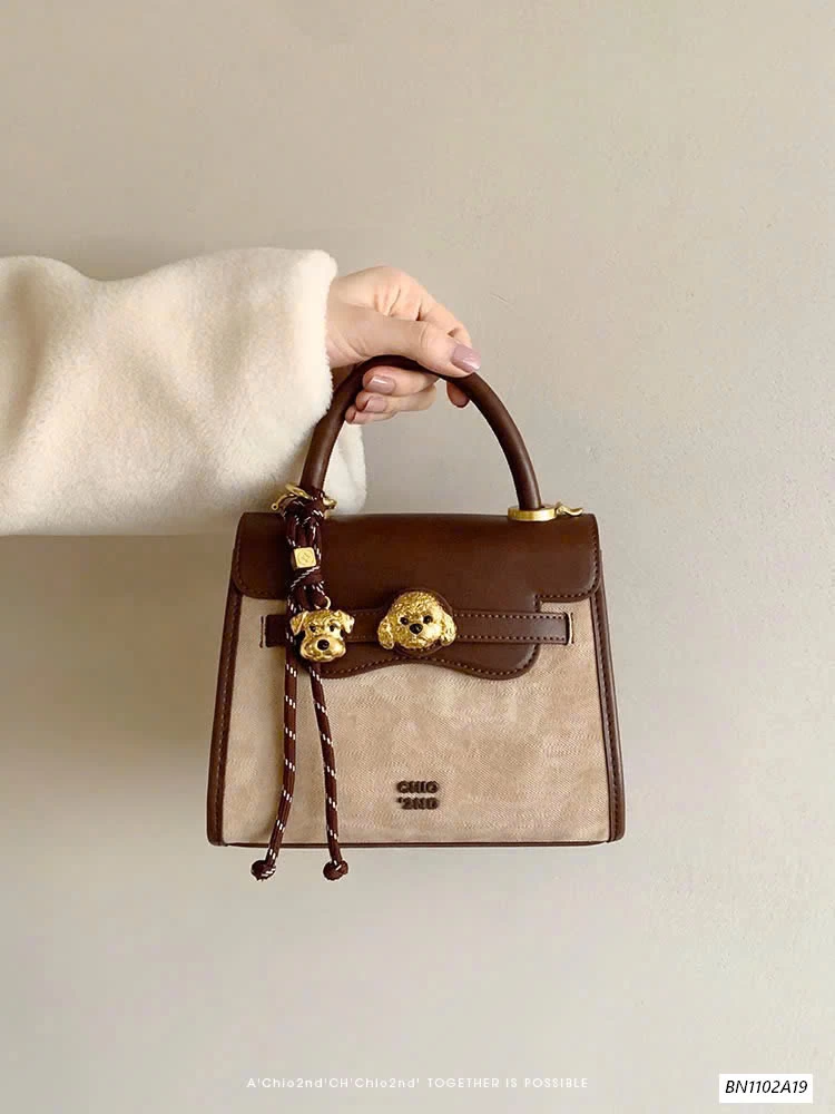 TÚI CHIO 2ND NÂU CHAMR CÚN