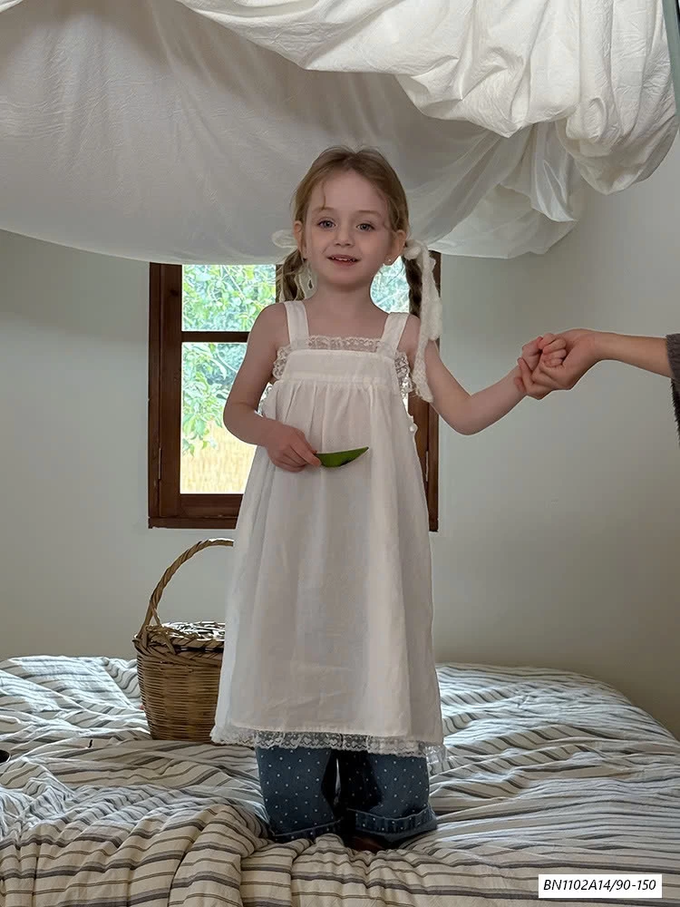 ĐẦM THÔ MỀM 2 DÂY TRẮNG