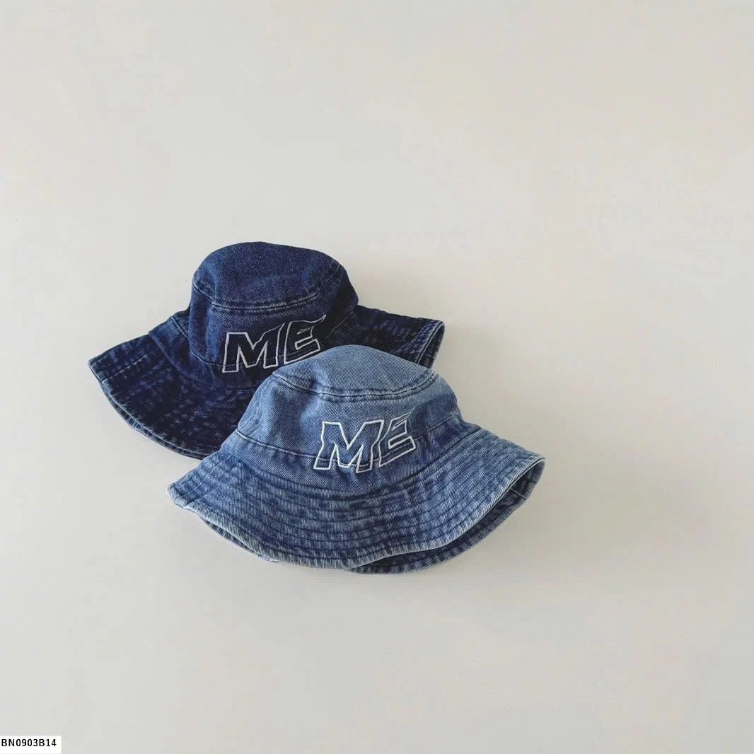 Mũ jean chữ ME
