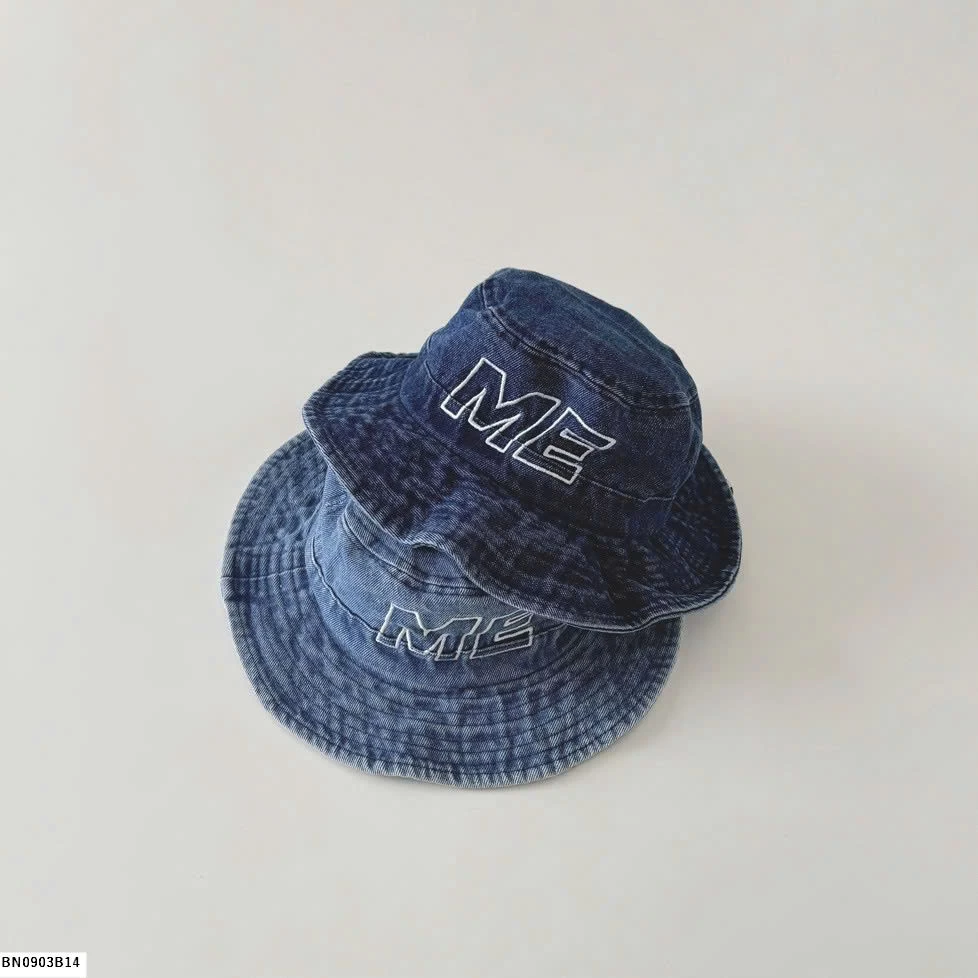 Mũ jean chữ ME