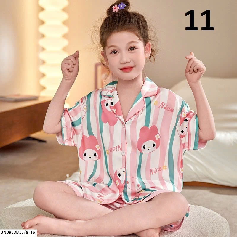 BỘ PIJAMA CHO BÉ GÁI SZ ĐẠI