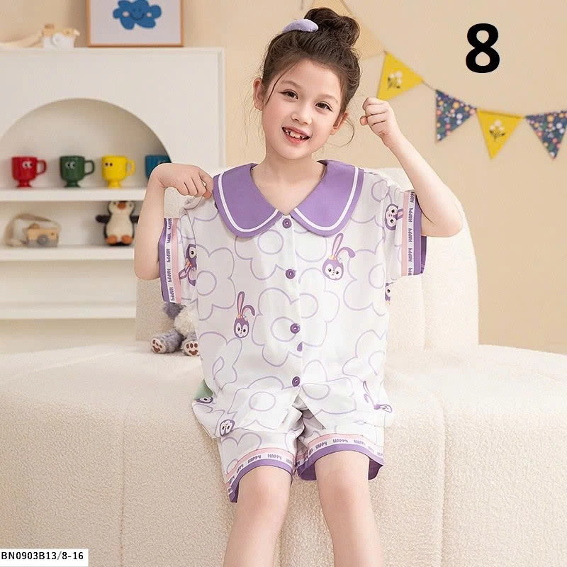 BỘ PIJAMA CHO BÉ GÁI SZ ĐẠI