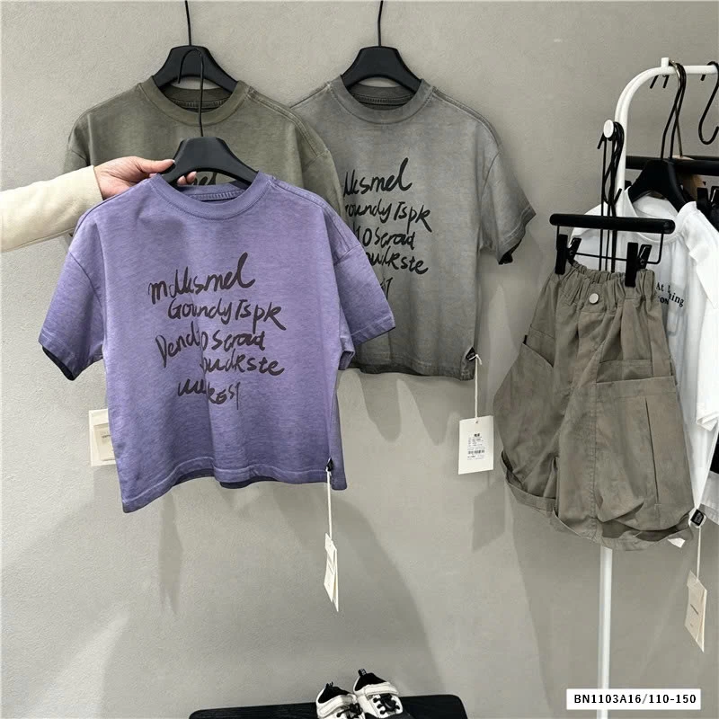 ÁO THUN LOANG IN CHỮ SZ ĐẠI