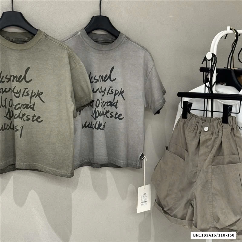 ÁO THUN LOANG IN CHỮ SZ ĐẠI