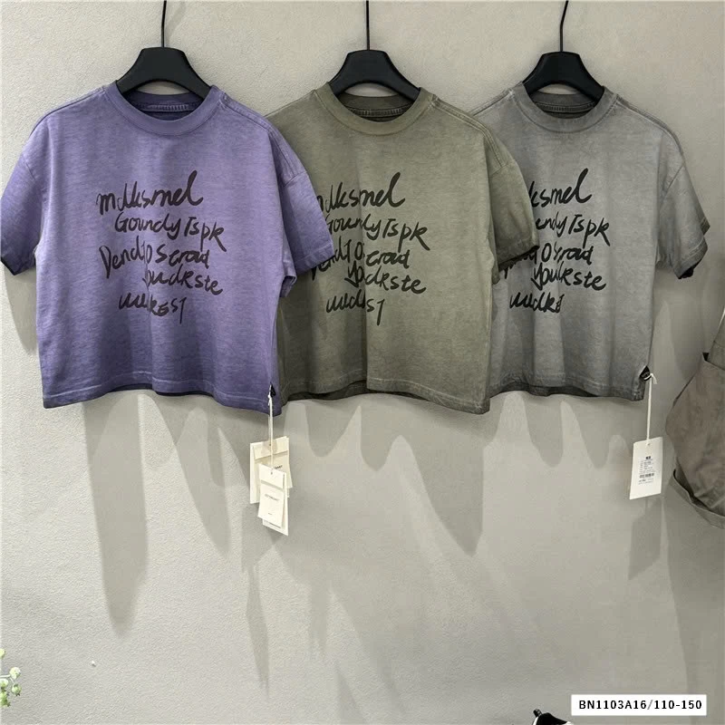 ÁO THUN LOANG IN CHỮ SZ ĐẠI