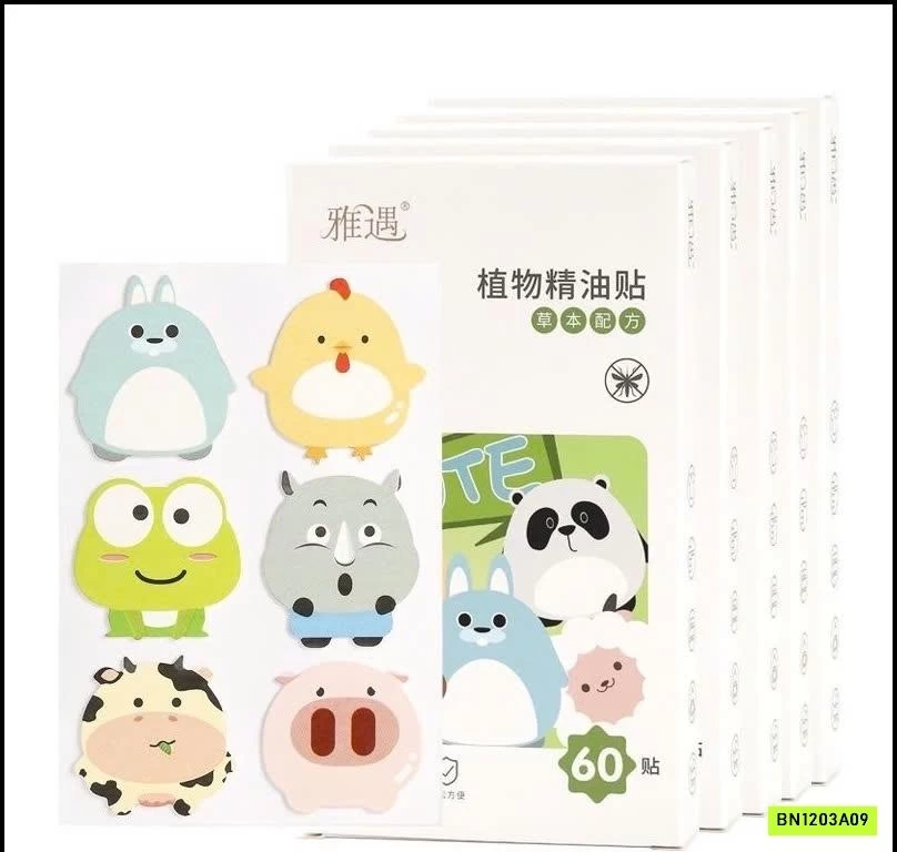 COMBO 2H MIẾNG DÁN TINH DẦU ĐUỔI MUỖI, CÔN TRÙNG