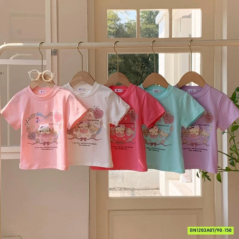 ÁO THUN GẮN GẤU KUTE