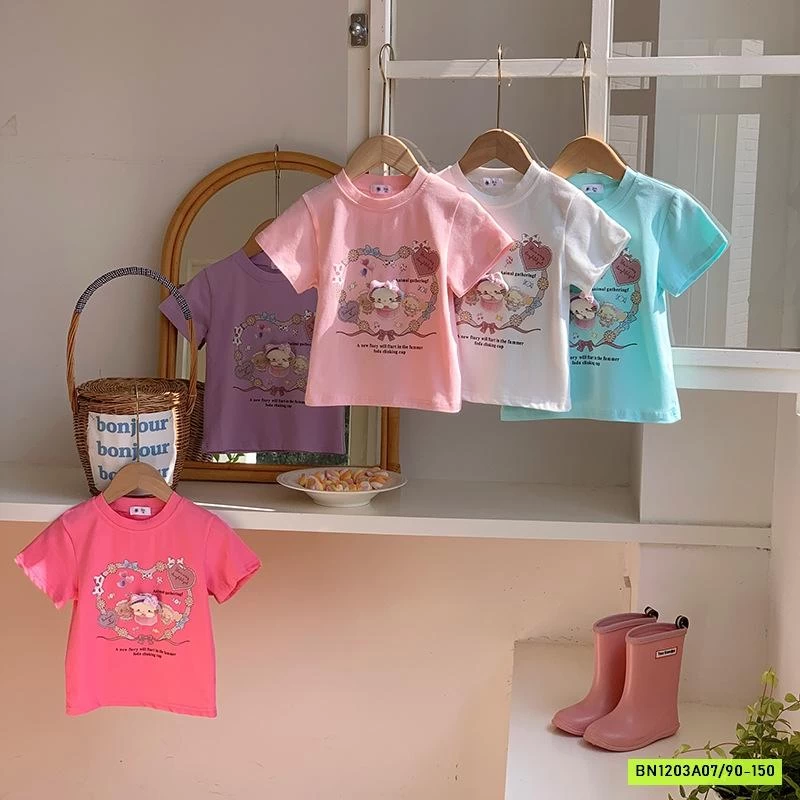 ÁO THUN GẮN GẤU KUTE