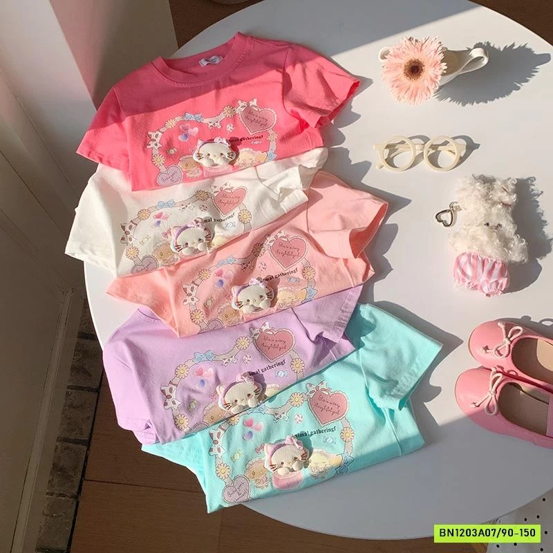 ÁO THUN GẮN GẤU KUTE