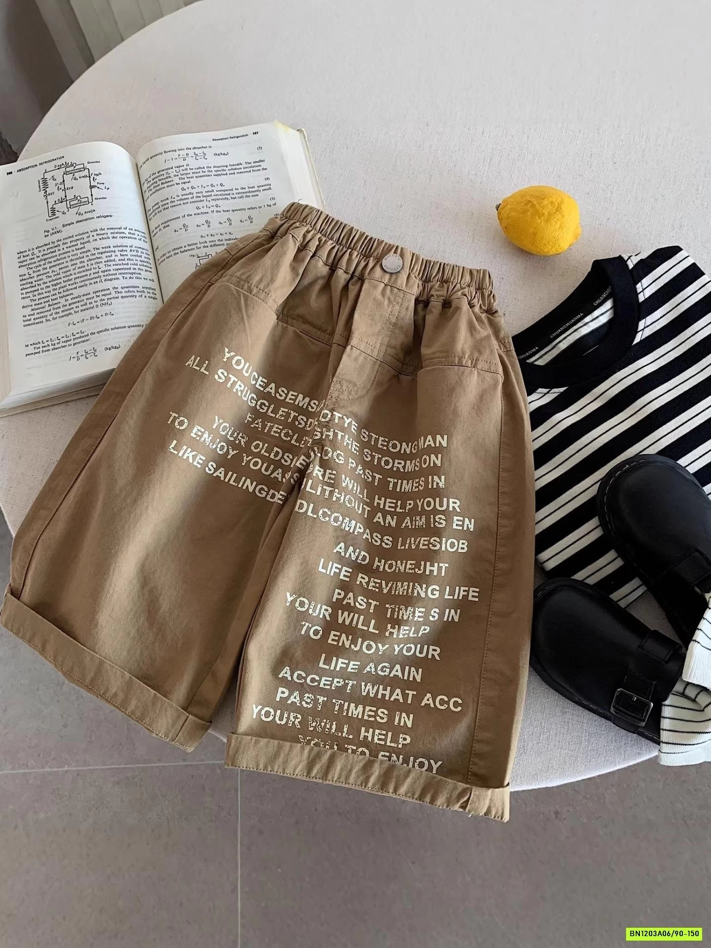 QUẦN SUÔNG IN CHỮ