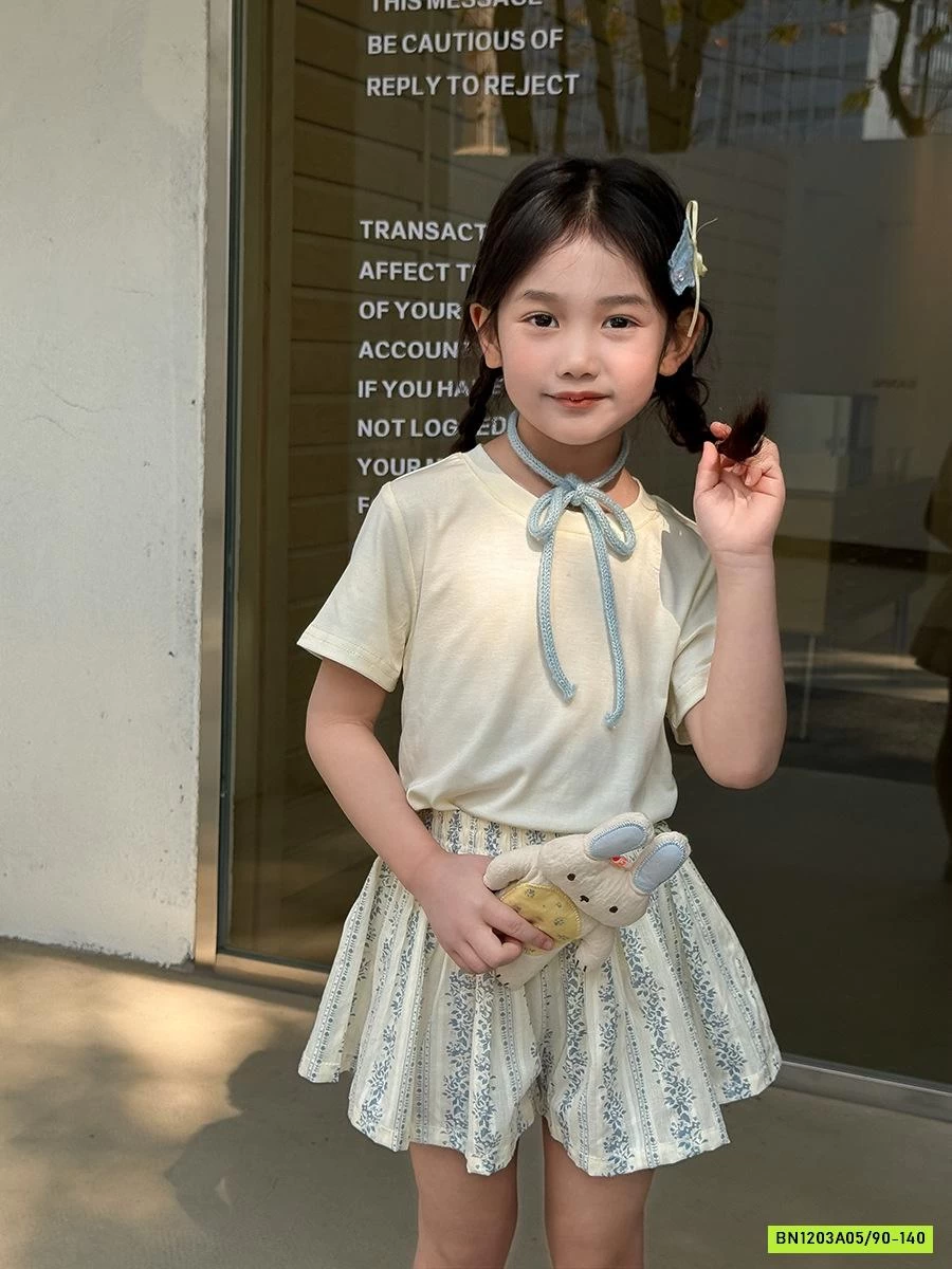 QUẦN VÁY HOA NHÍ MẪU MỚI