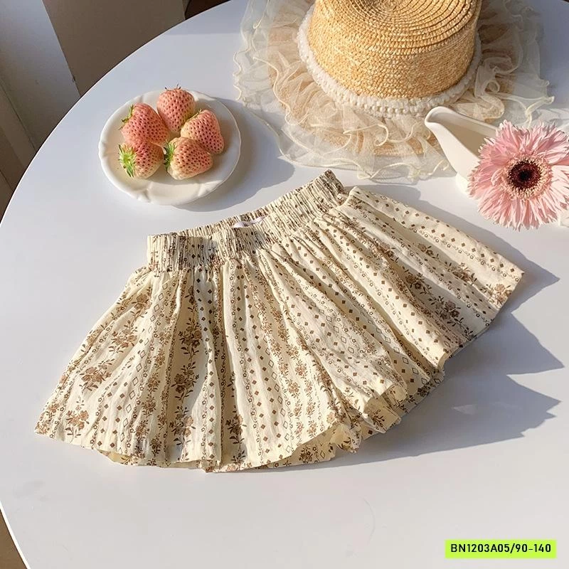 QUẦN VÁY HOA NHÍ MẪU MỚI