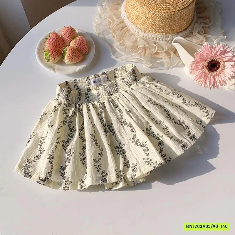 QUẦN VÁY HOA NHÍ MẪU MỚI