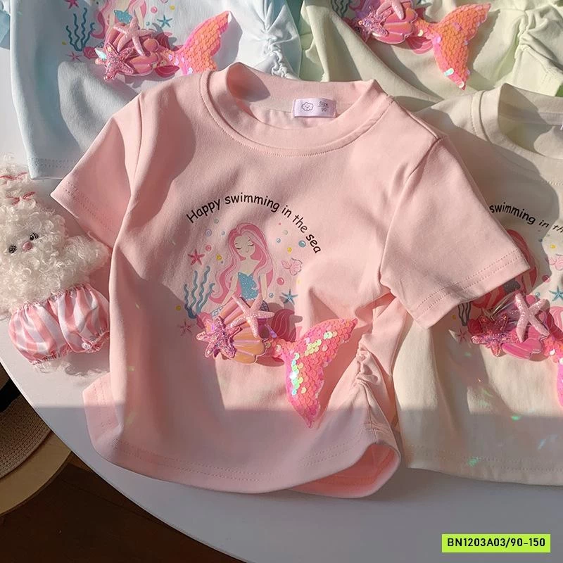 ÁO THUN RÚT EO NÀNG TIÊN CÁ