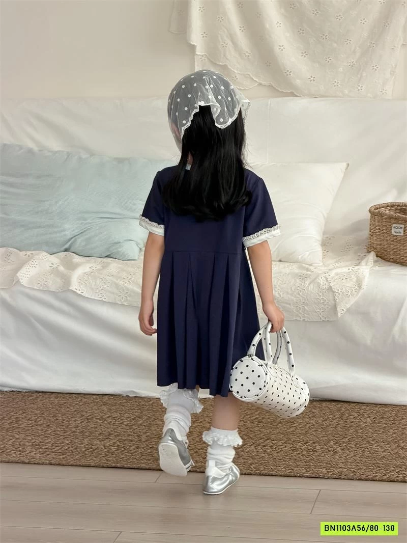 ĐẦM COTTON XẾP LY XÒE XINH XẮN