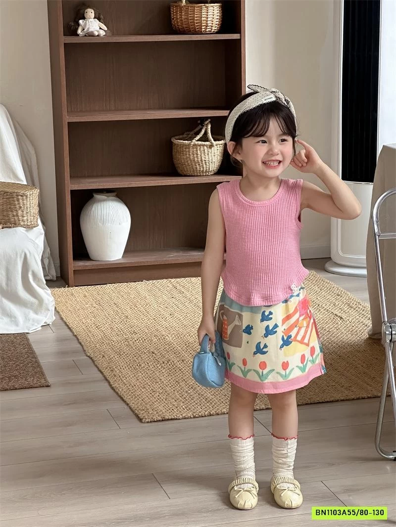 CHÂN VÁY HỌA TIẾT XINH XẮN