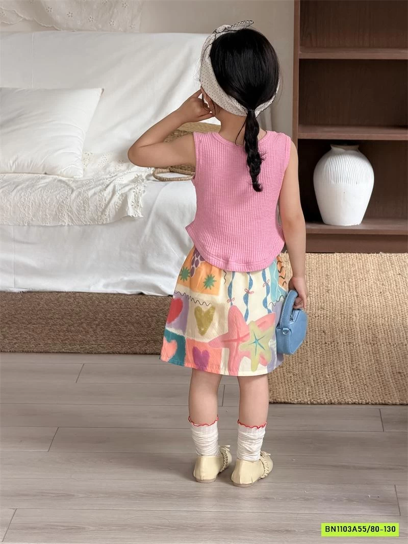 CHÂN VÁY HỌA TIẾT XINH XẮN