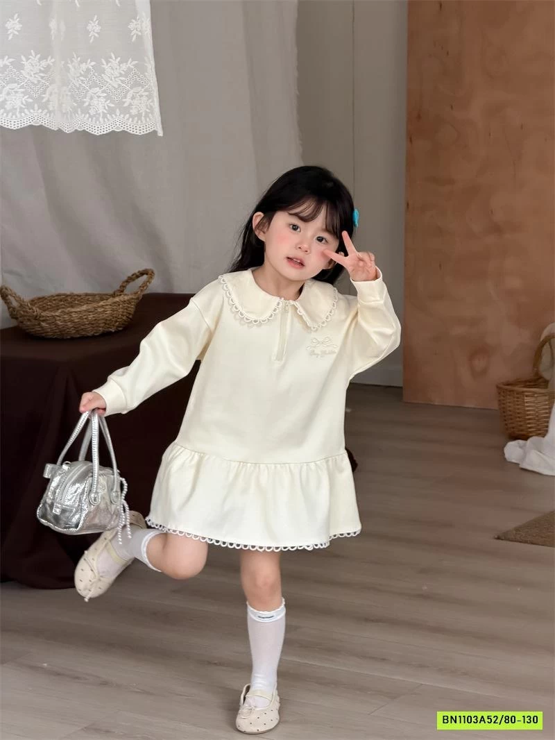 ĐẦM THUN CỔ SEN ĐUÔI CÁ