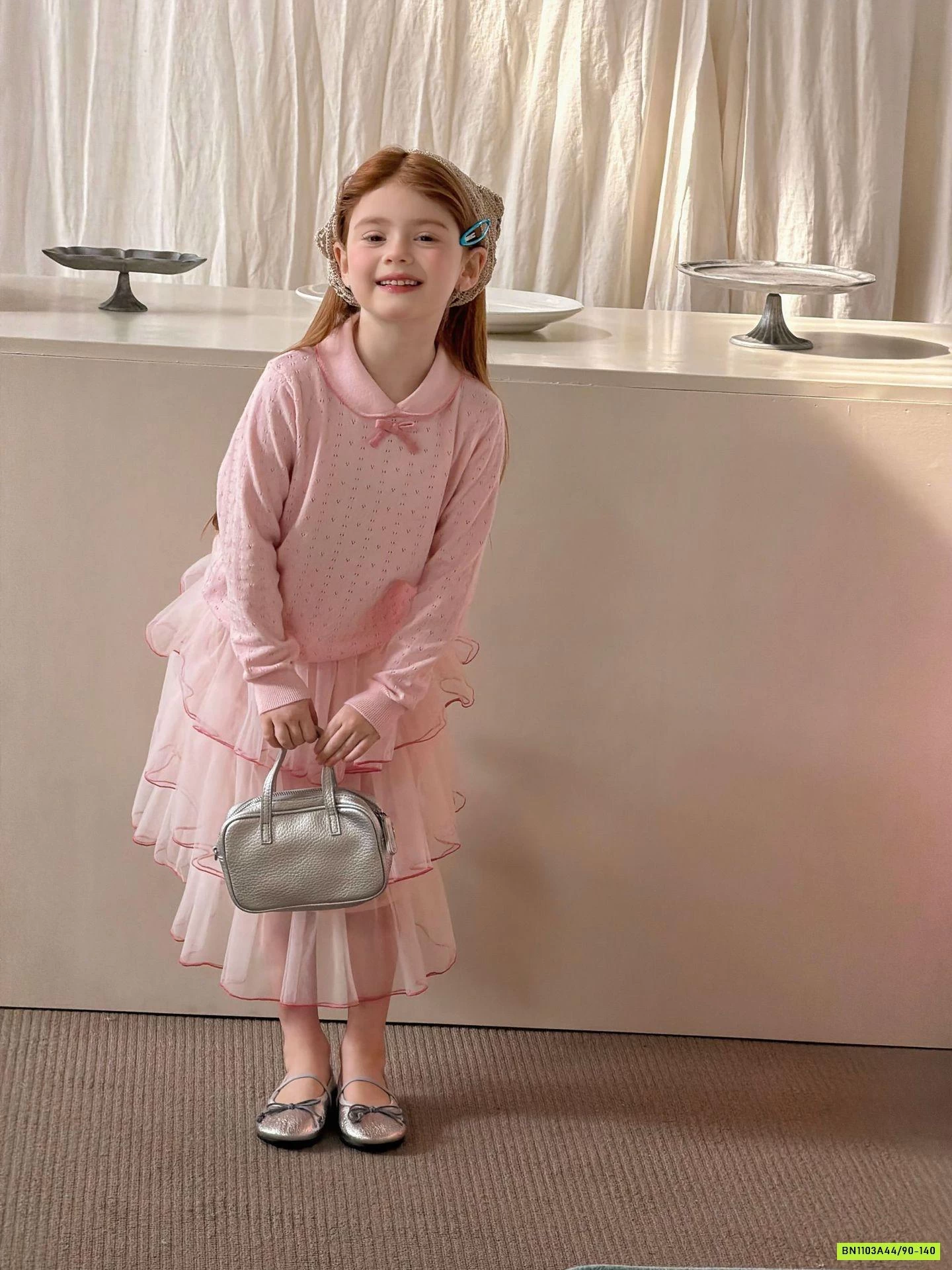 CHÂN VÁY VOAN TẦNG HỒNG NGỌT NGÀO