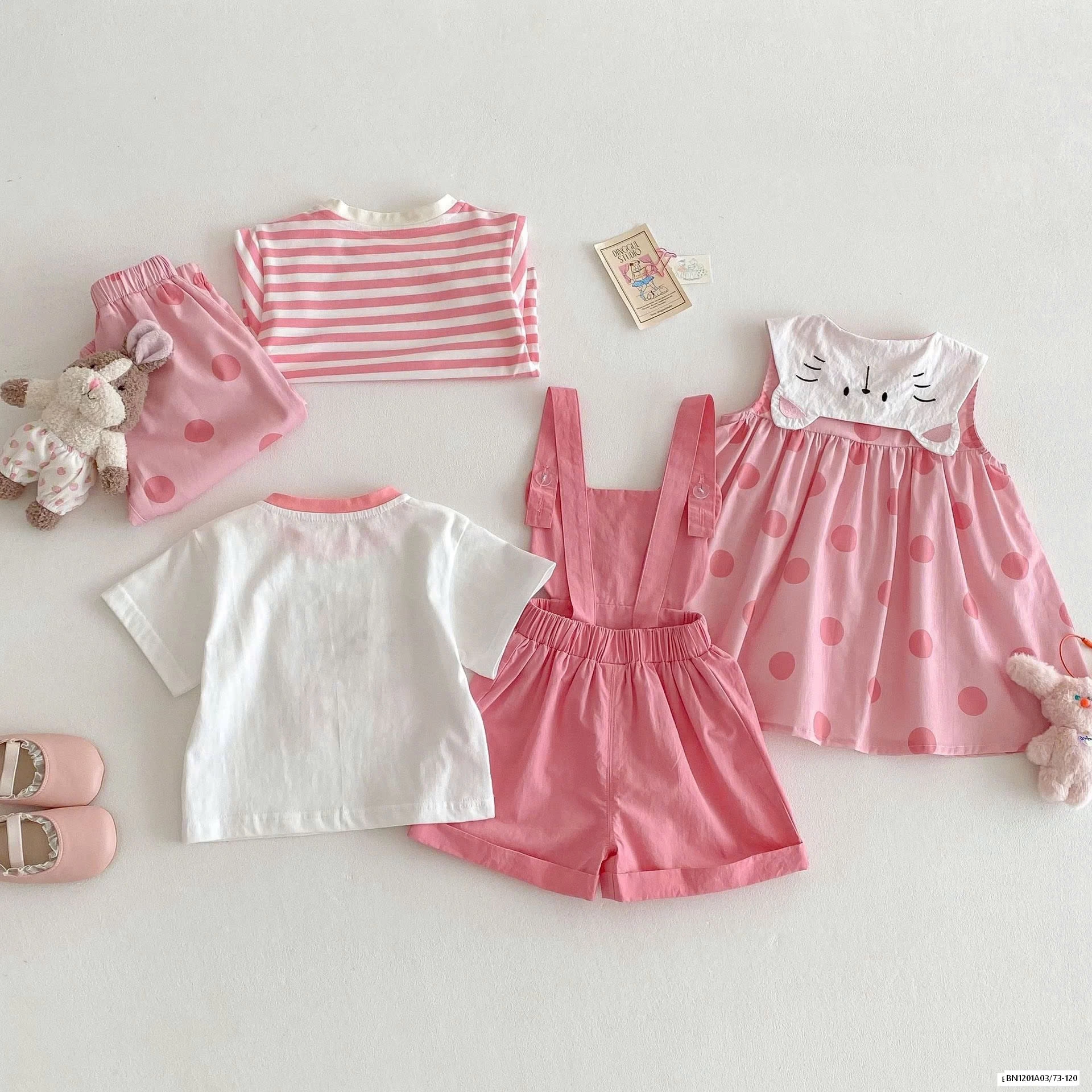 SÉT VÁY ÁO YẾM HOẠ TIẾT MÈO KUTE