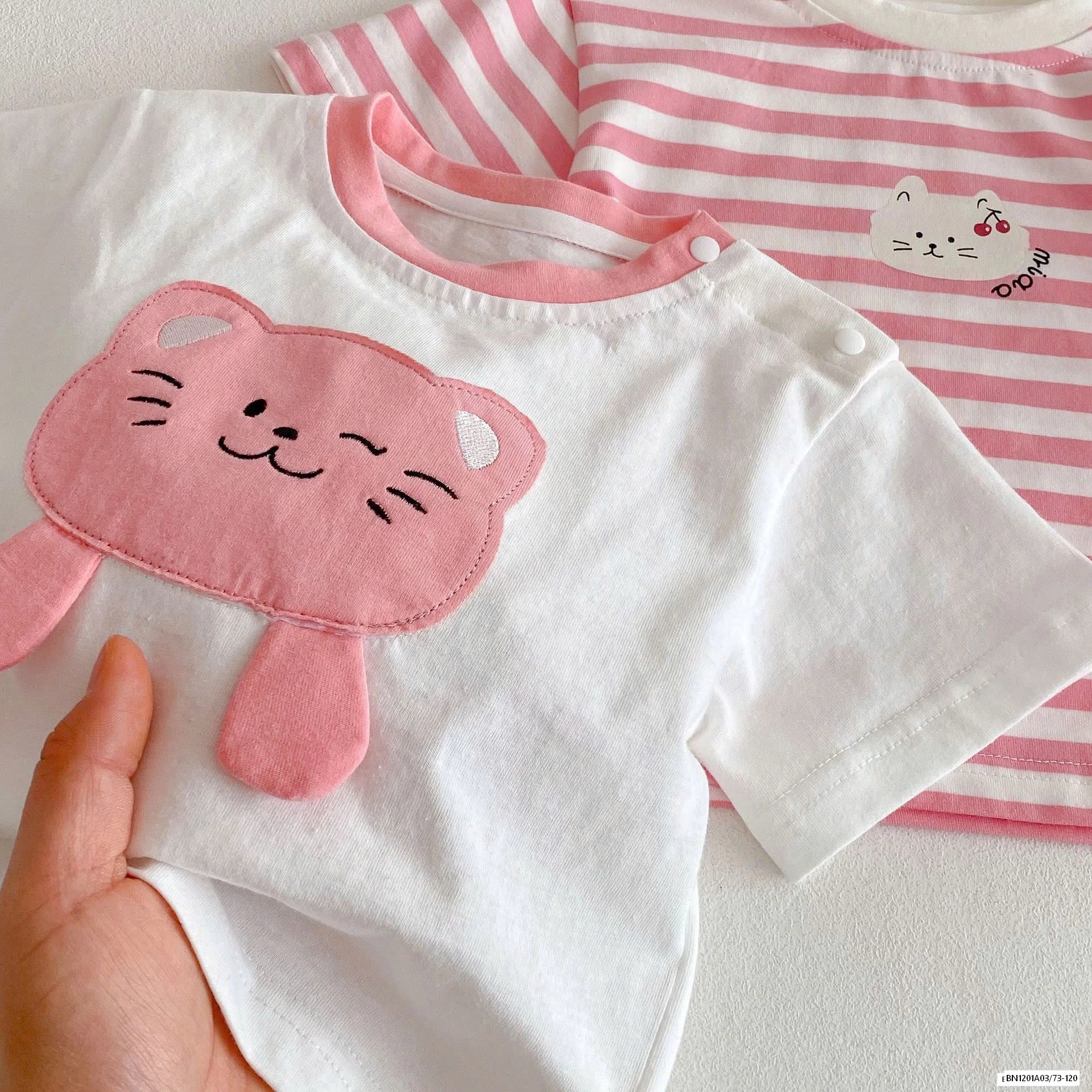 SÉT VÁY ÁO YẾM HOẠ TIẾT MÈO KUTE