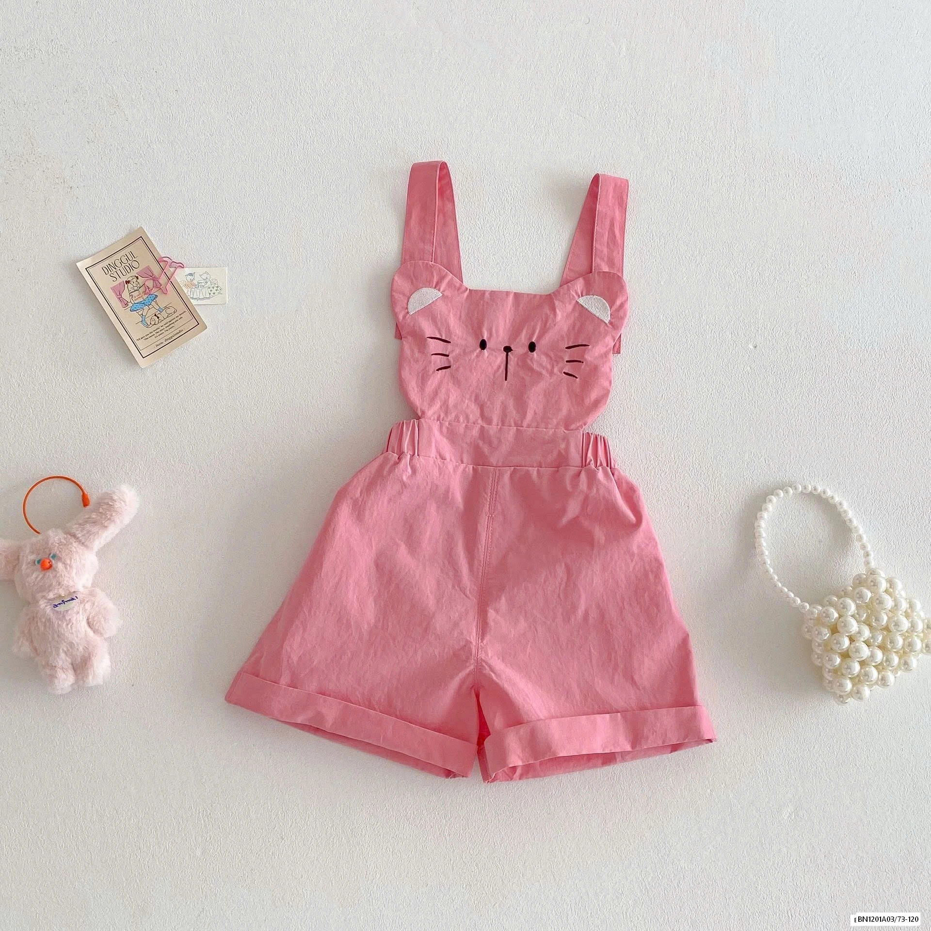 SÉT VÁY ÁO YẾM HOẠ TIẾT MÈO KUTE