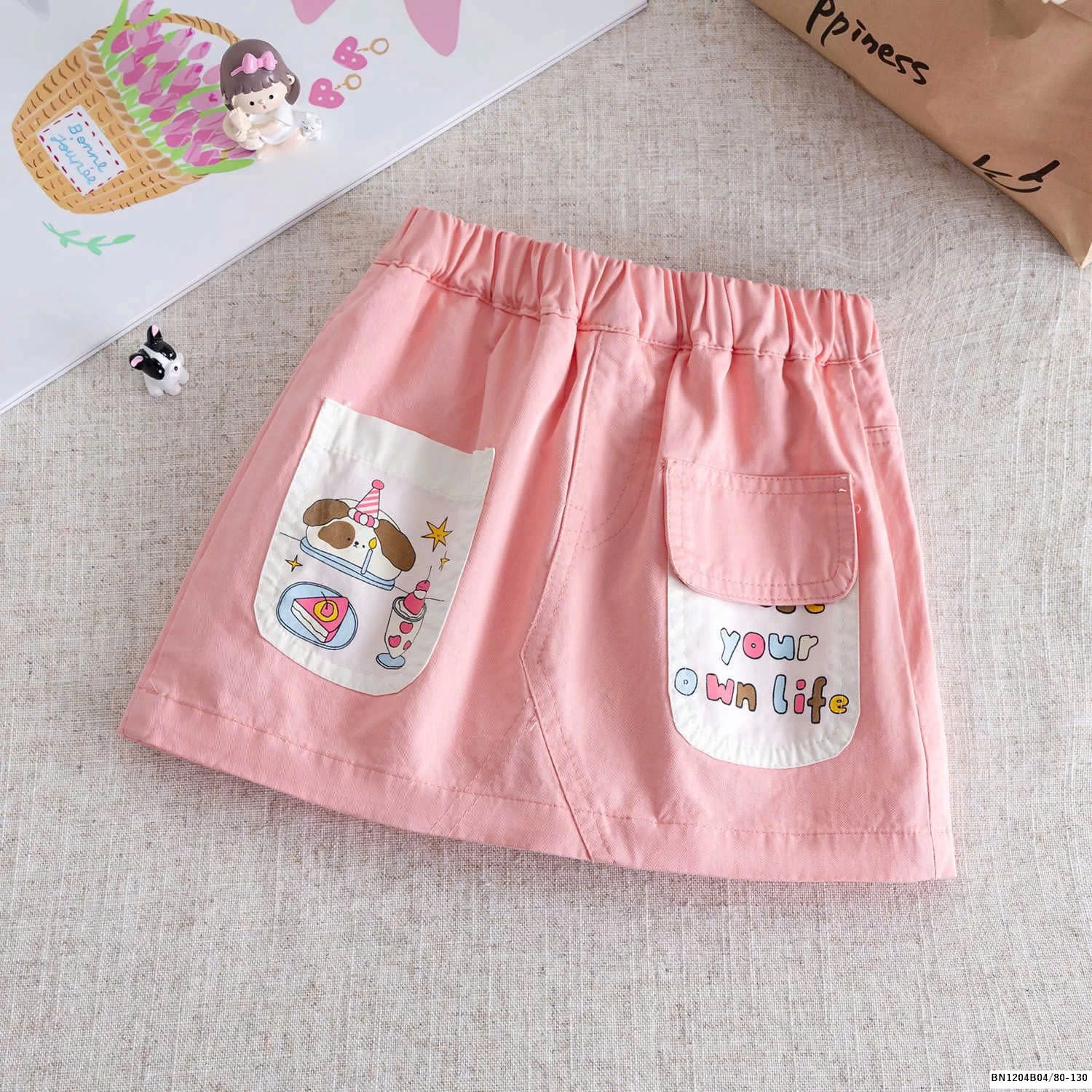 QUẦN VÁY HOẠT HÌNH BÉ GÁI