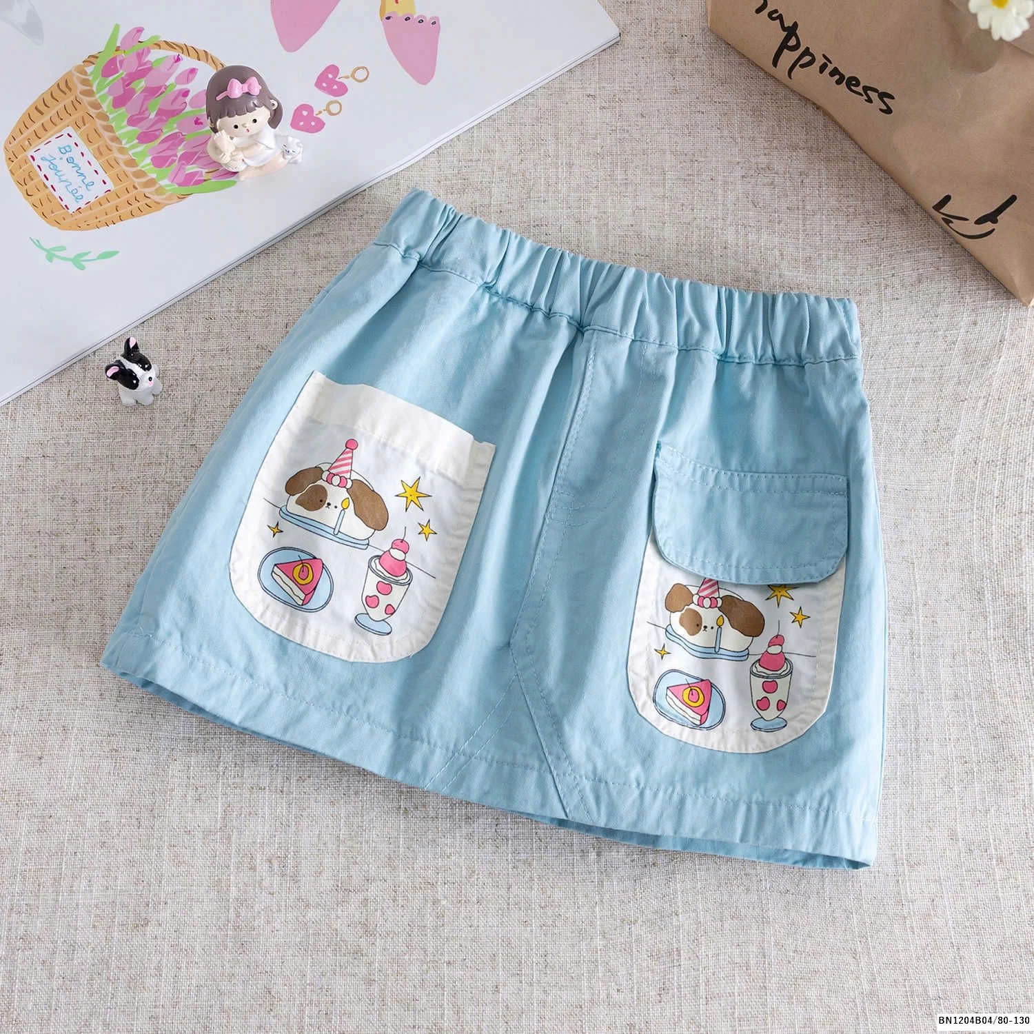 QUẦN VÁY HOẠT HÌNH BÉ GÁI