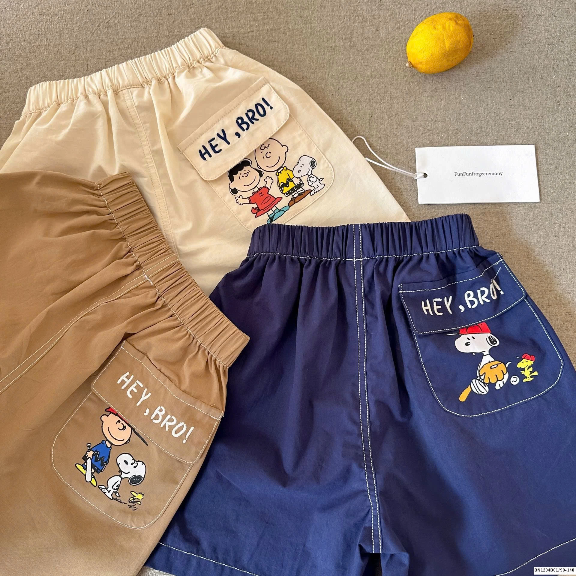 QUẦN SHORT HOẠT HÌNH DỄ THƯƠNG