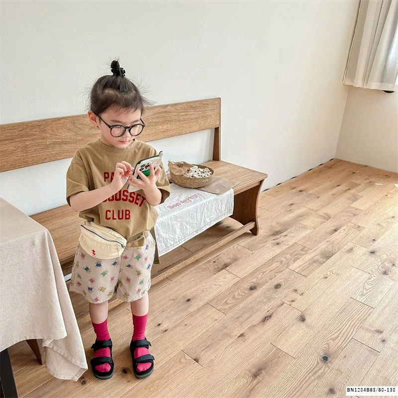 QUẦN SHORT IN GẤU