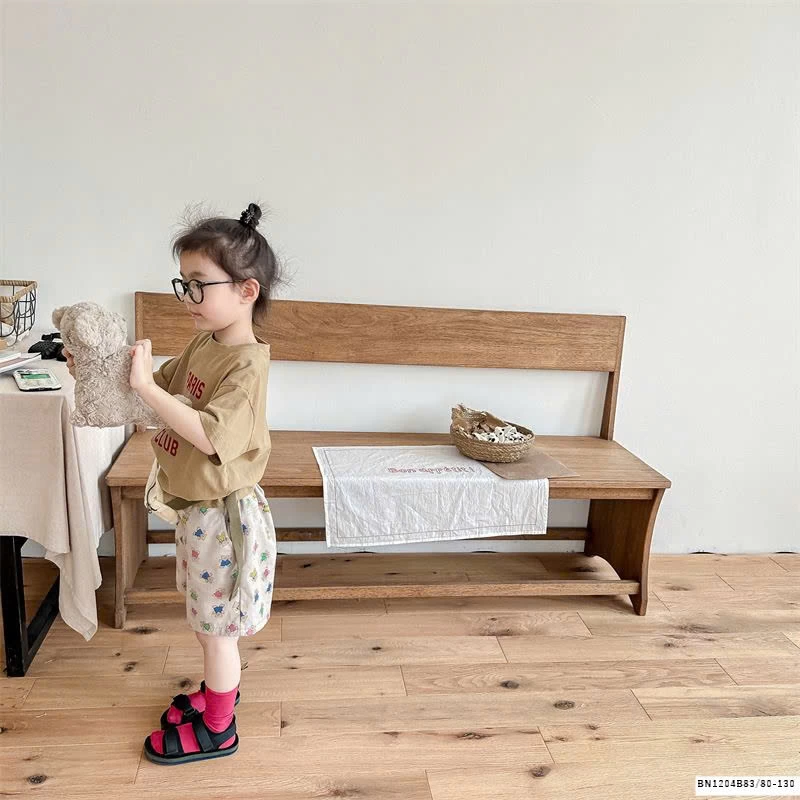 QUẦN SHORT IN GẤU