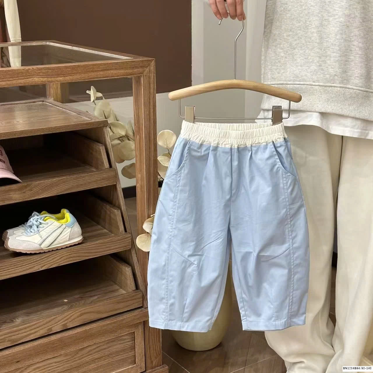 QUẦN SUÔNG PHỐI MÀU CẠP CHUN