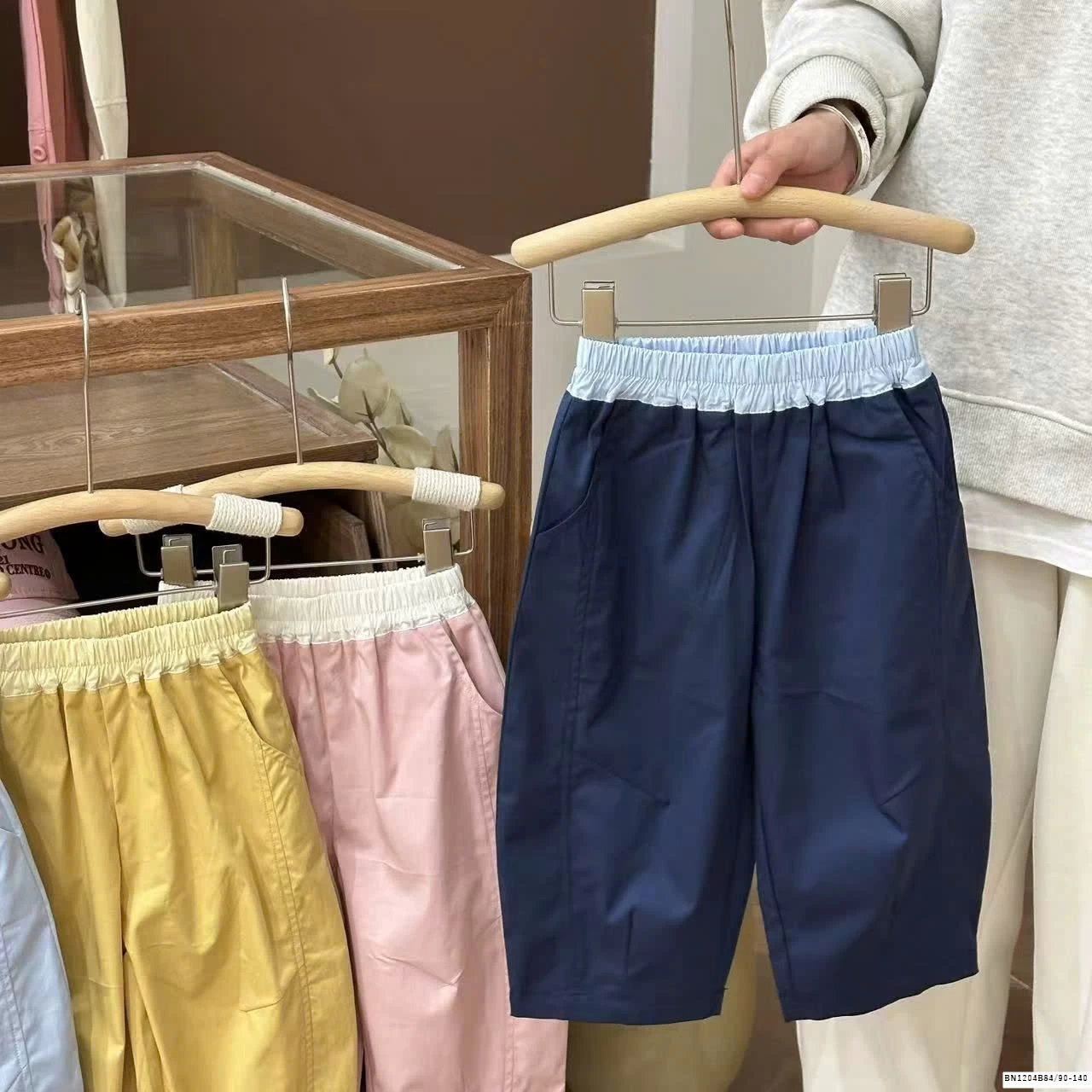 QUẦN SUÔNG PHỐI MÀU CẠP CHUN