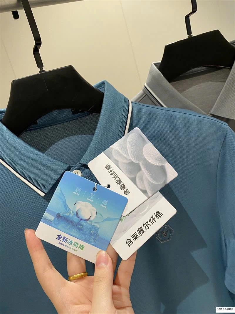 ÁO POLO VIỀN KẺ BASIC CHO NAM