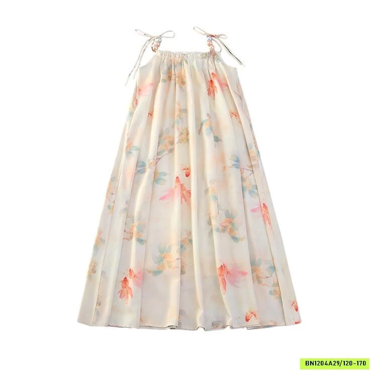 ĐẦM 2 DÂY KEM HOA NHÍ