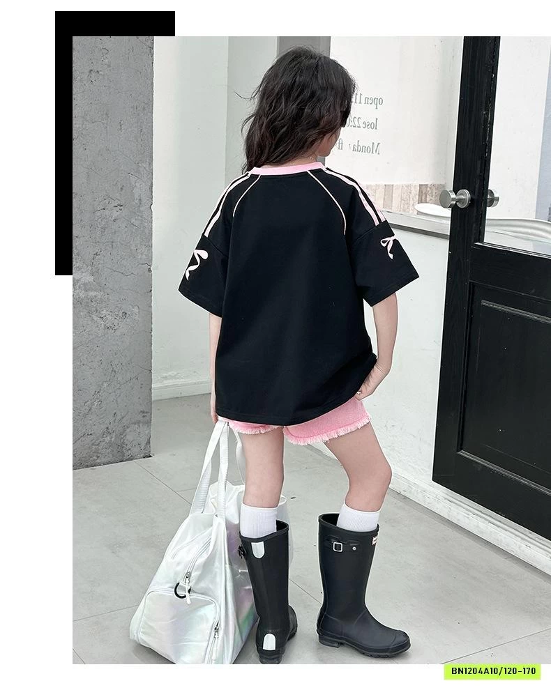 ÁO THỂ THAO 07 MIX SHORT HỒNG