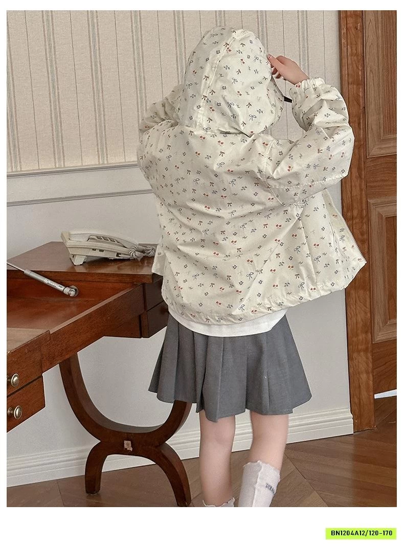 KHOÁC GIÓ CHỐNG NẮNG NƠ NHỎ SZ ĐẠI