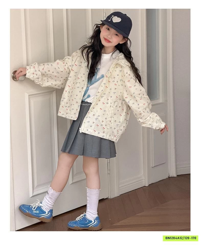 KHOÁC GIÓ CHỐNG NẮNG NƠ NHỎ SZ ĐẠI