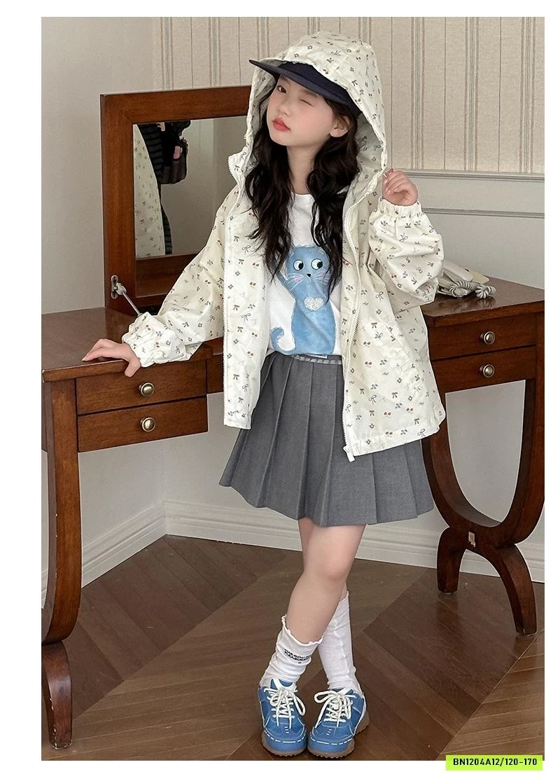 KHOÁC GIÓ CHỐNG NẮNG NƠ NHỎ SZ ĐẠI