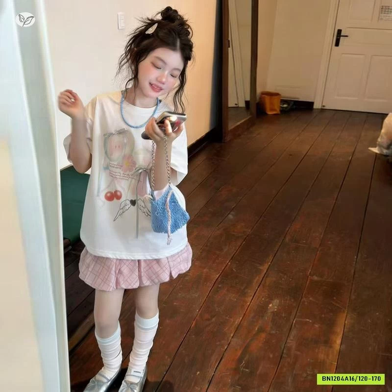 SÉT ÁO MIX CV BÍ HỒNG