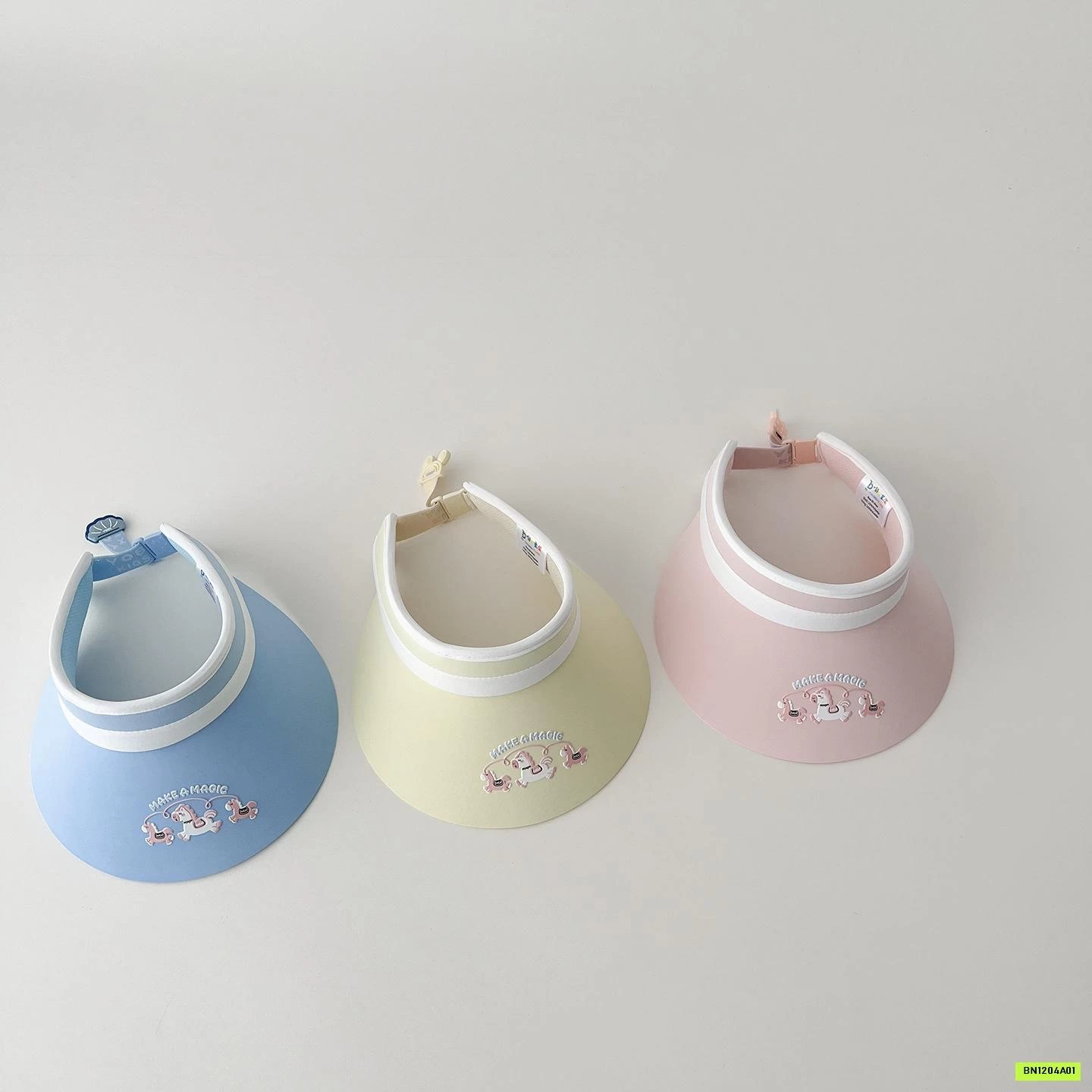 MŨ CHỐNG NẮNG NỬA ĐẦU IN NGỰA NỔI