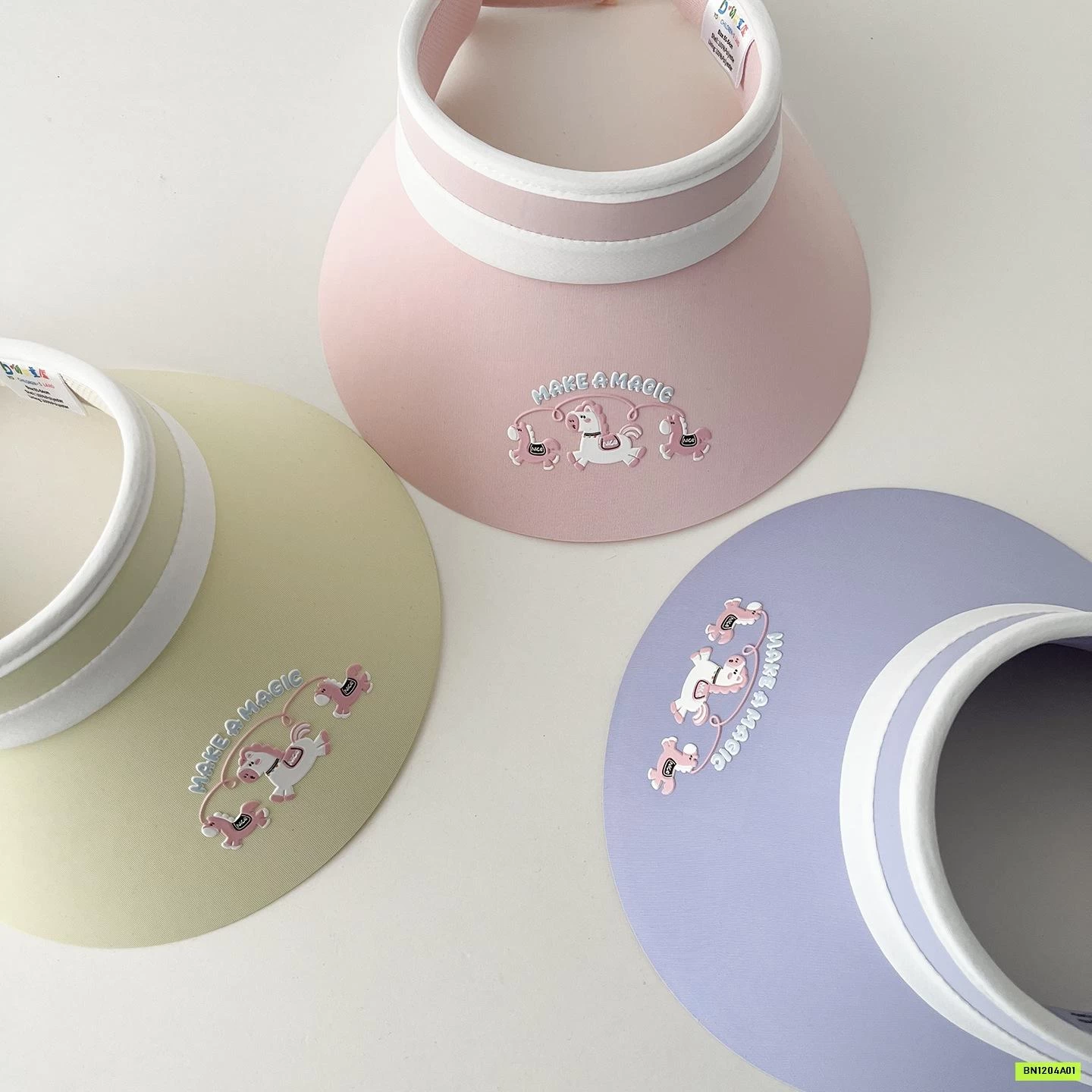 MŨ CHỐNG NẮNG NỬA ĐẦU IN NGỰA NỔI